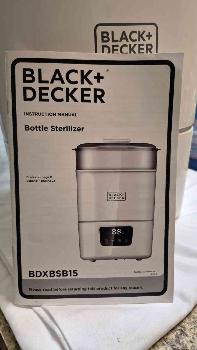 Black  Decker bottle sterilizer