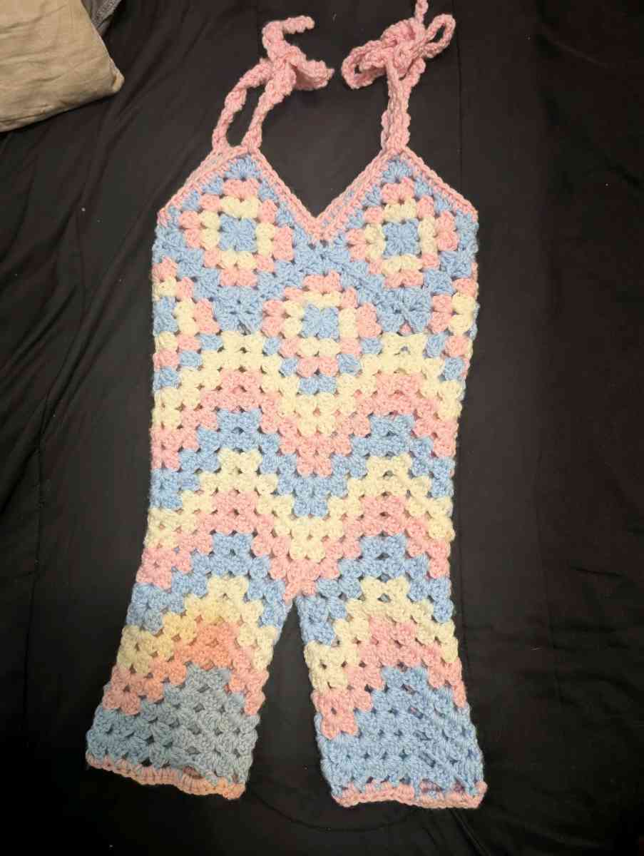 crochet onesie for 7 year old girl