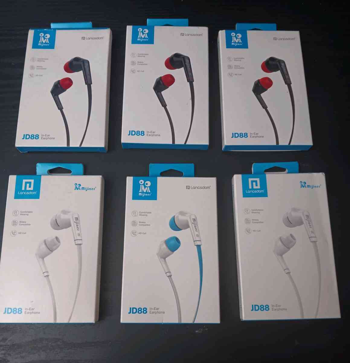 LONGDOM JD88 WIRED AUDIO EARBUDS