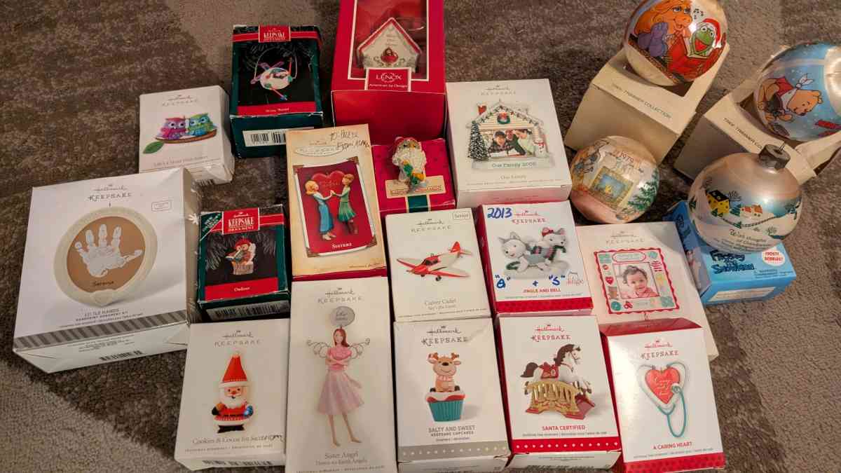 Hallmark collectible Ornaments