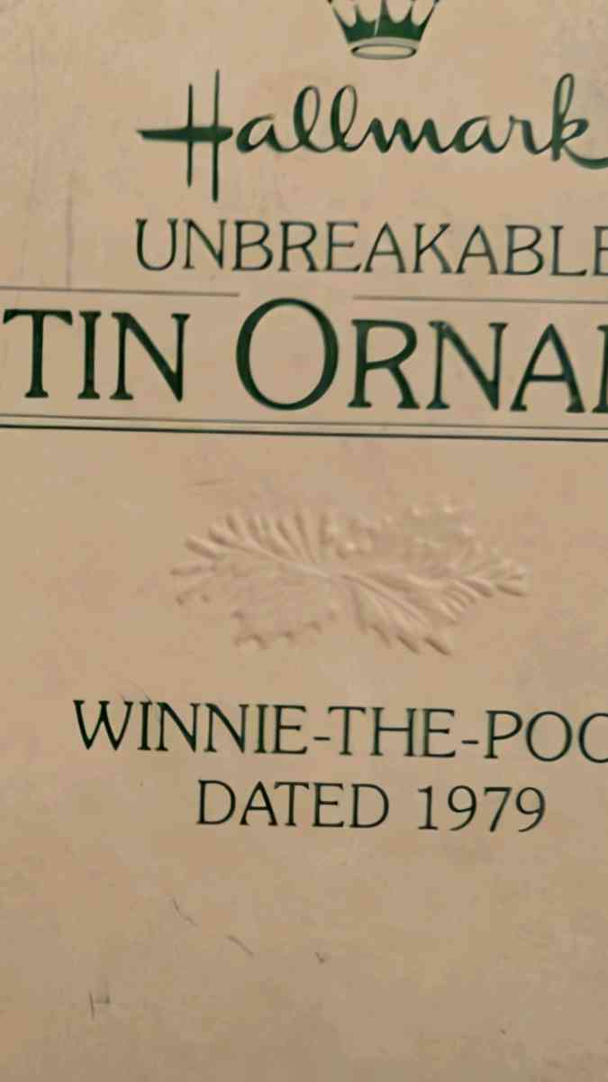 Hallmark collectible Ornaments