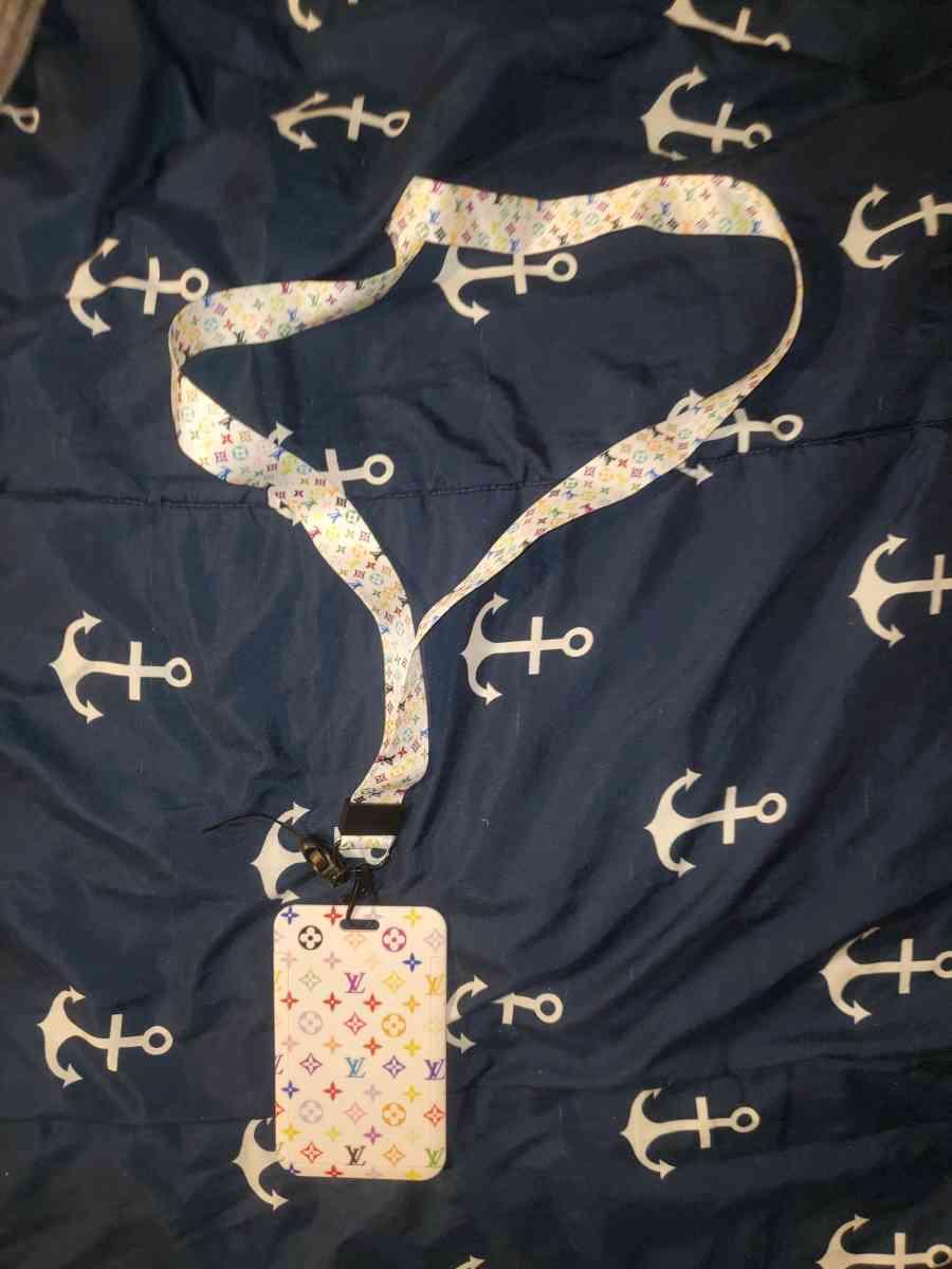 Multicolor Patterned Lanyard with By Louis Vuitton