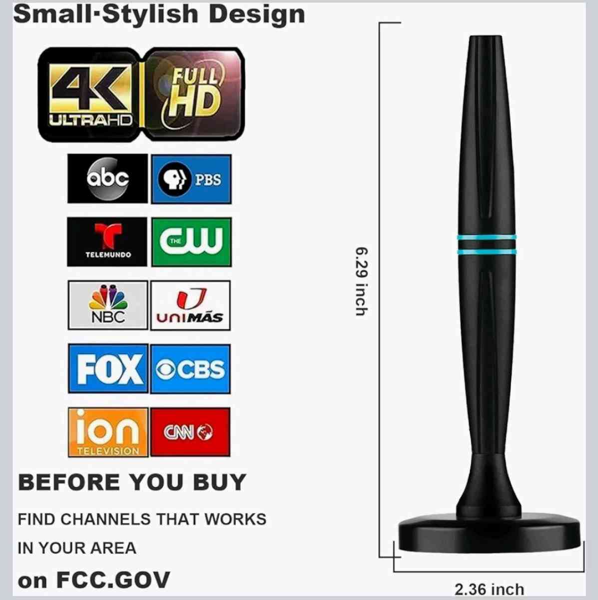 Antena de TV para interiores