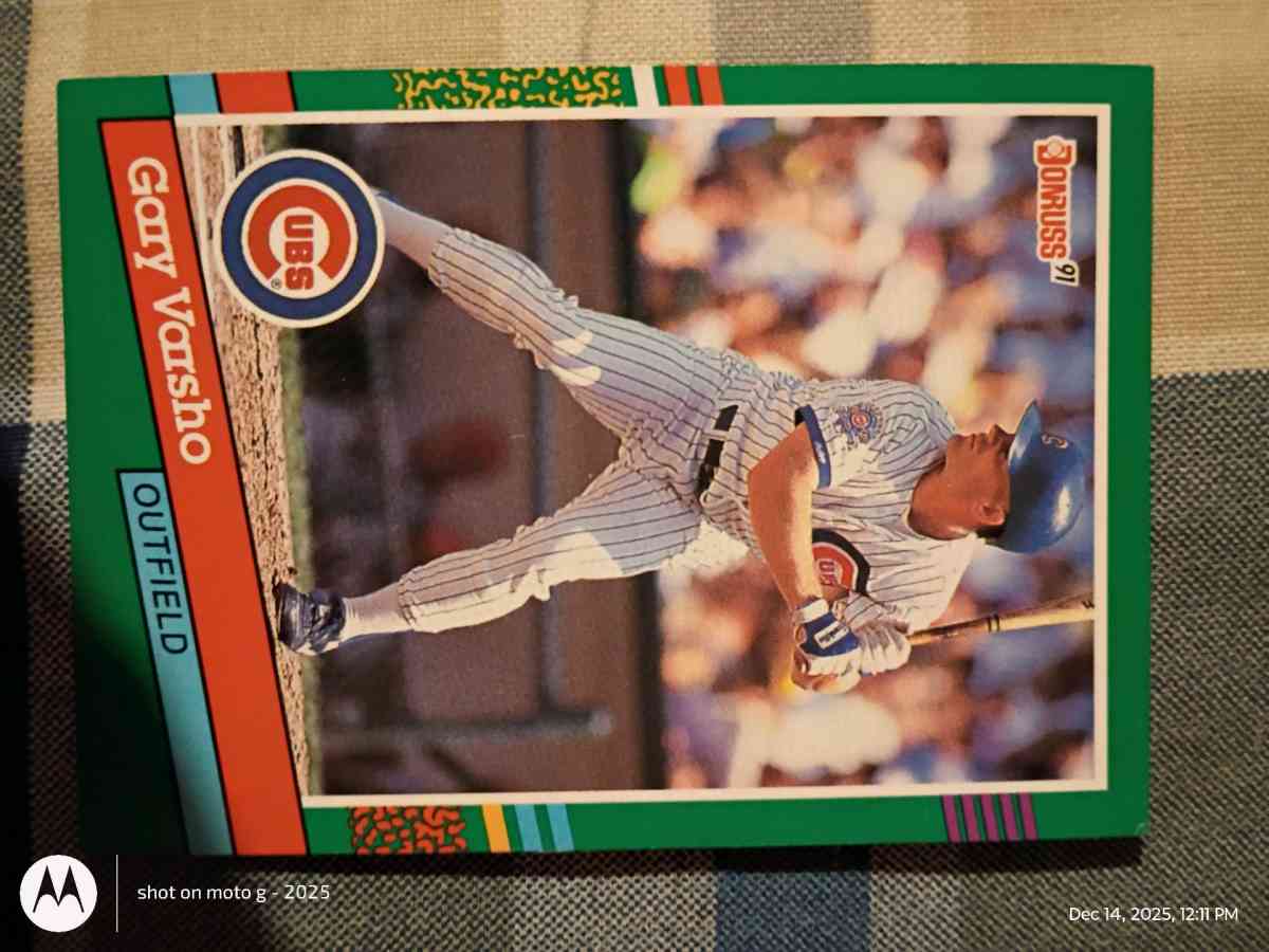 Gary Varsho Baseball card