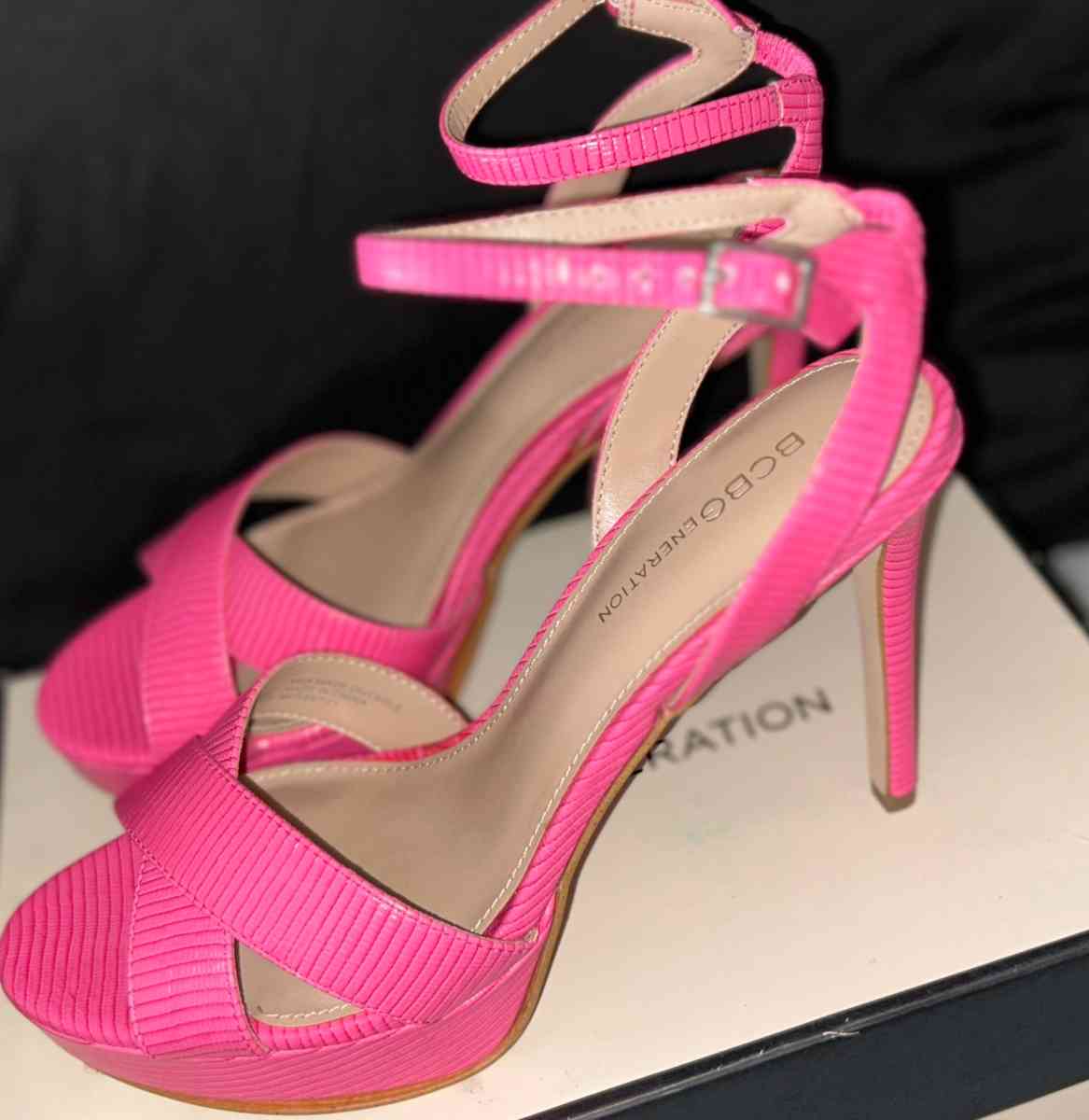 BCBGeneration Fuscia Heels