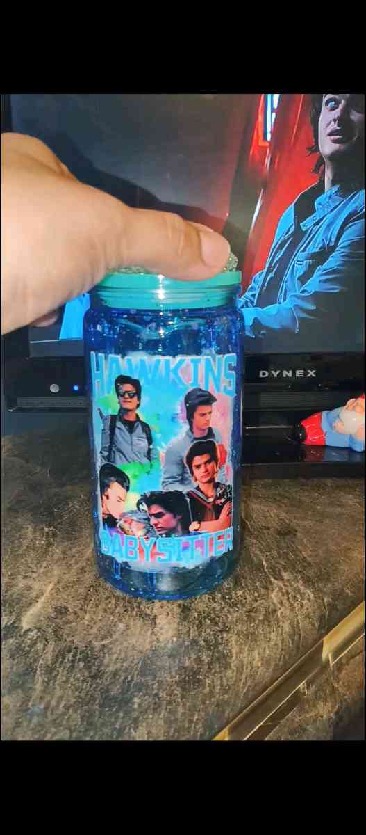 Stranger things Snowglobe tumblers