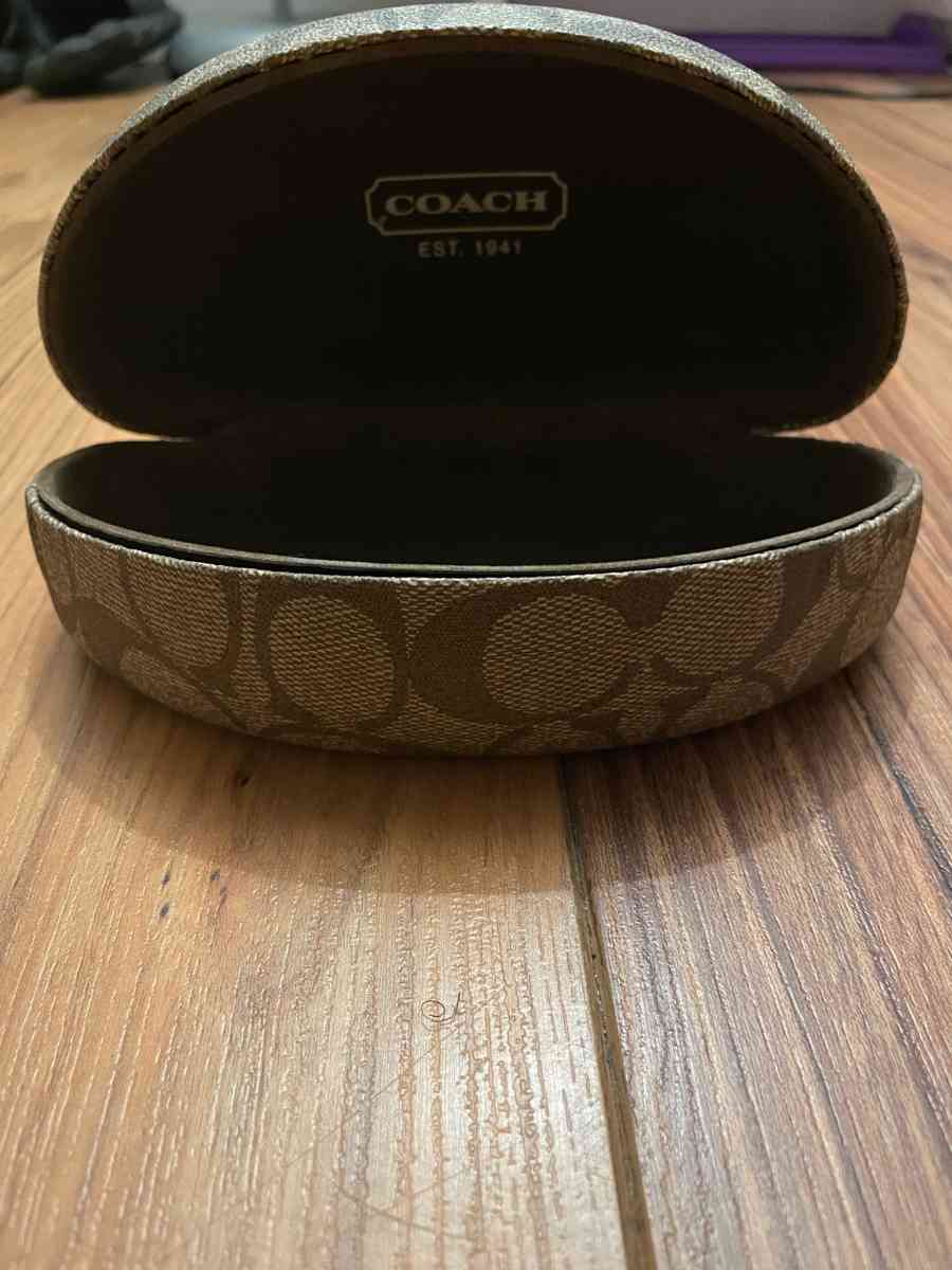 coach eyeglasses case