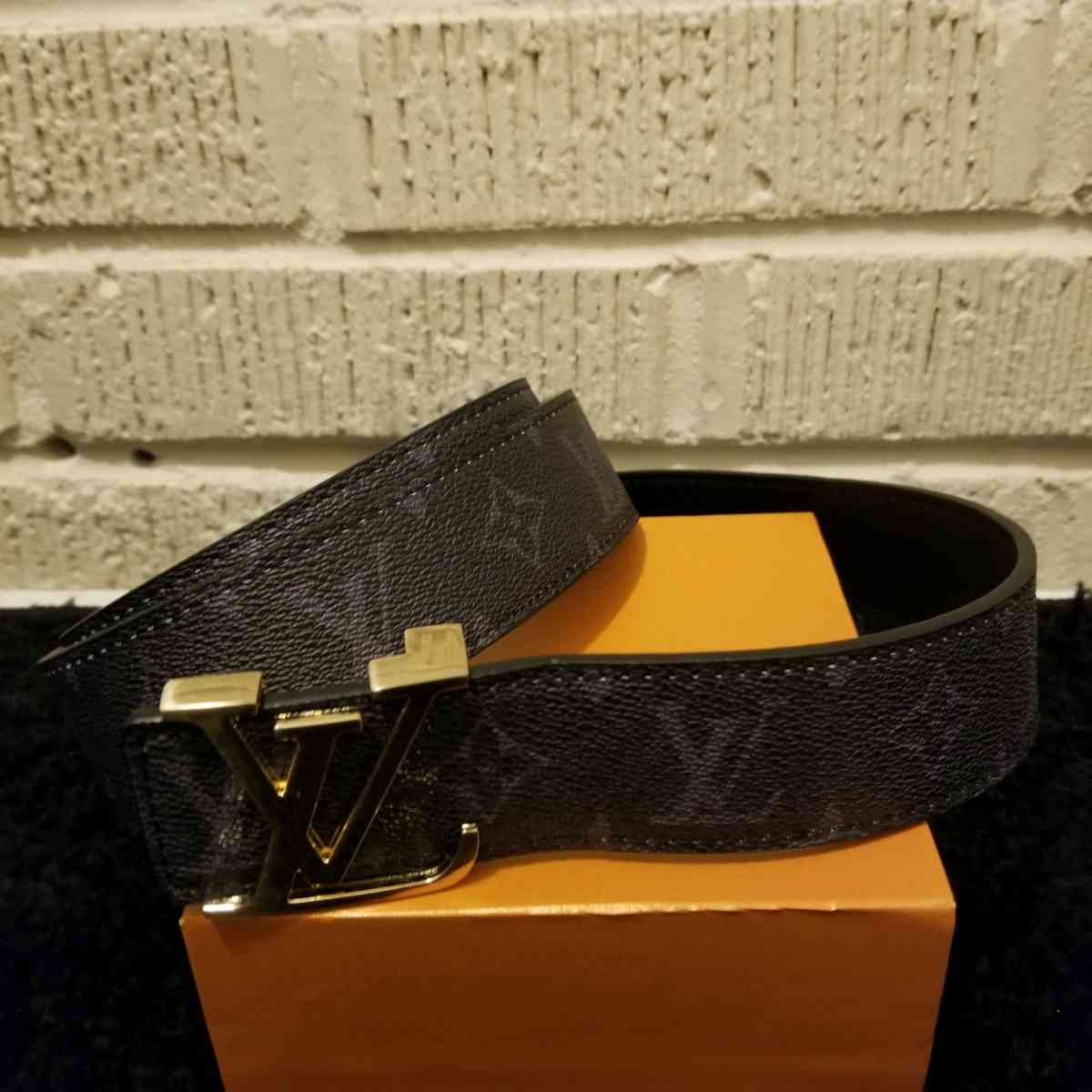 LV Designer Black Belt