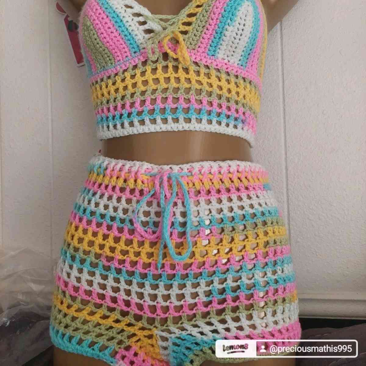 crochet mesh set