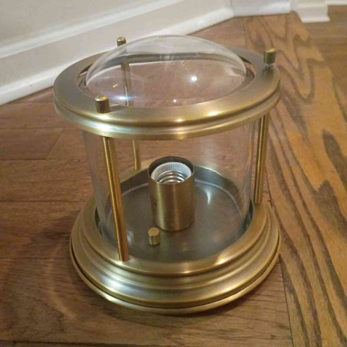 Hinkley Hadley Retro Nautical Flush Mount Ceiling Light  Bru