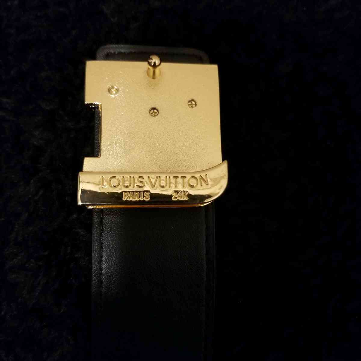 LV Designer Black Belt