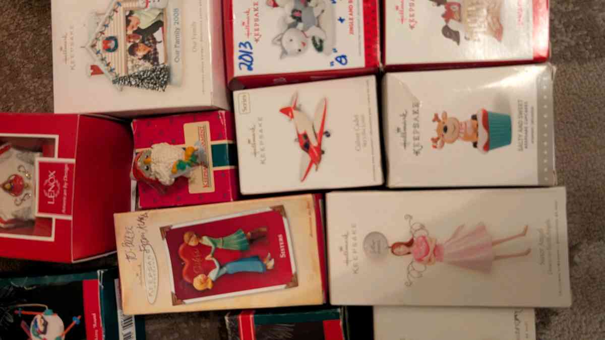 Hallmark collectible Ornaments