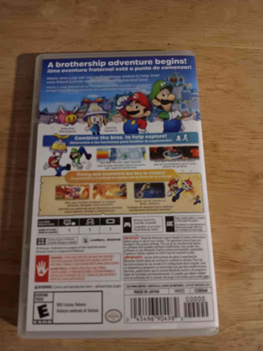 Mario and luigi brothership