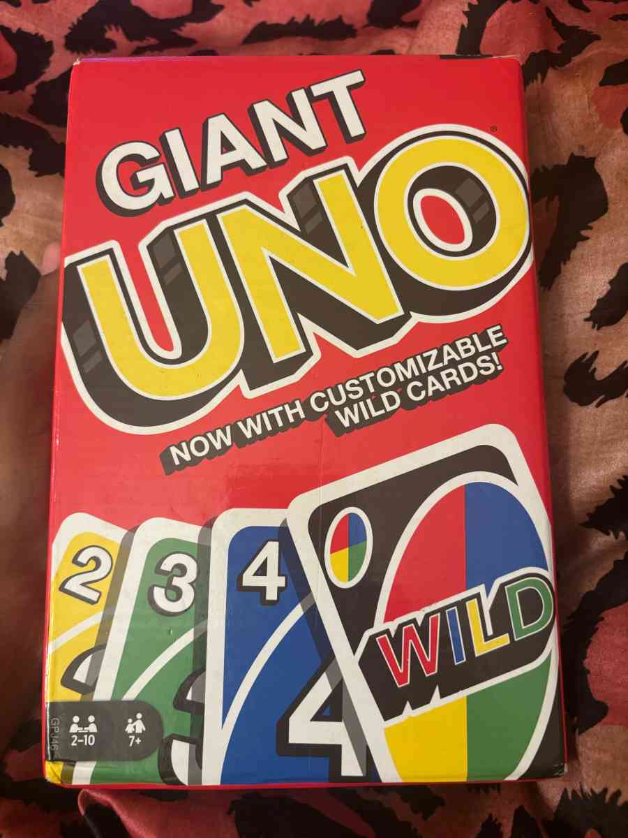 Giant uno cards