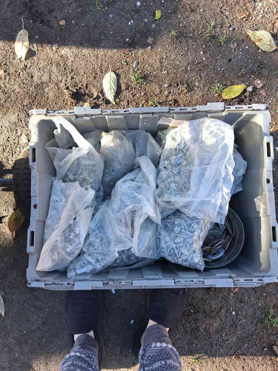 self tapping  screws and nails and washers