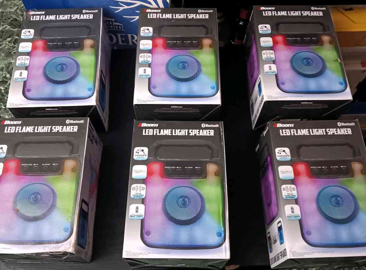 2BOOM LED FLAME BLUETOOTH SPEAKERS