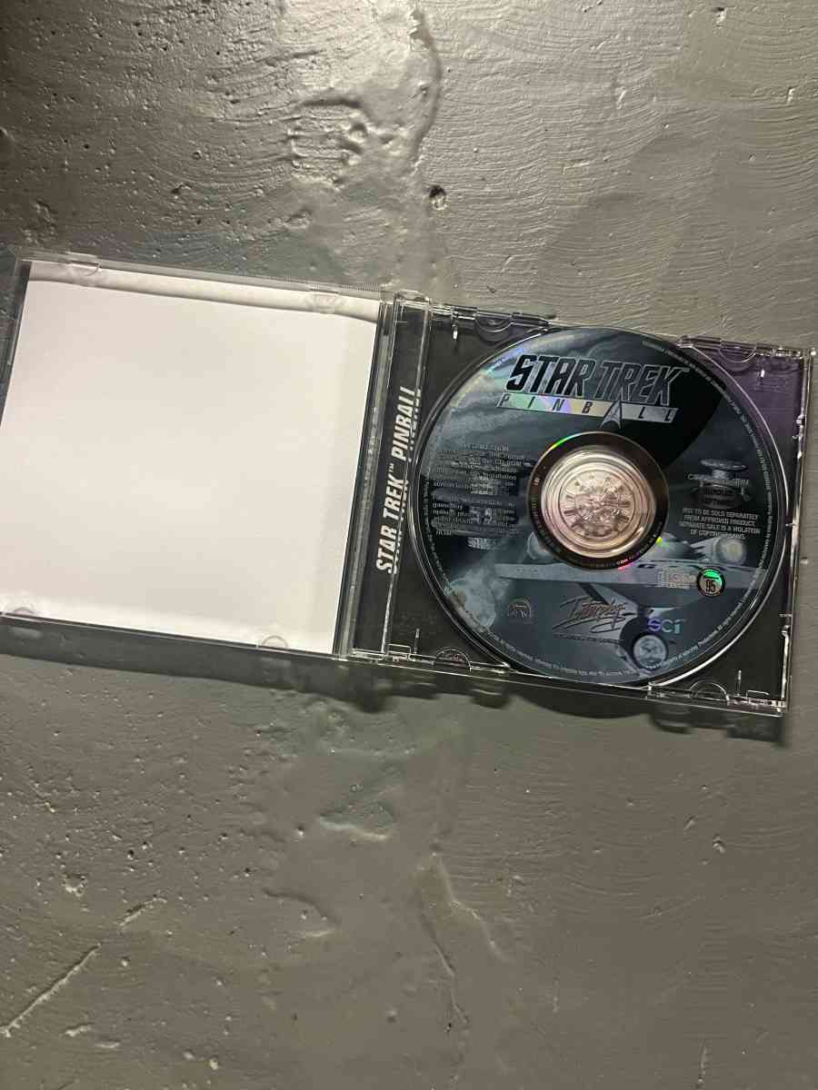 Star Trek Pinball PC Game 1998 CD ROM Windows 95 Vintage Com