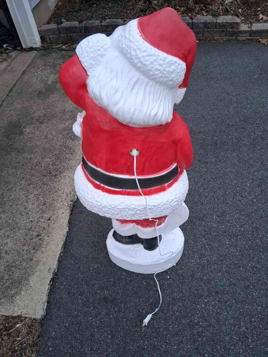 blow mold santa