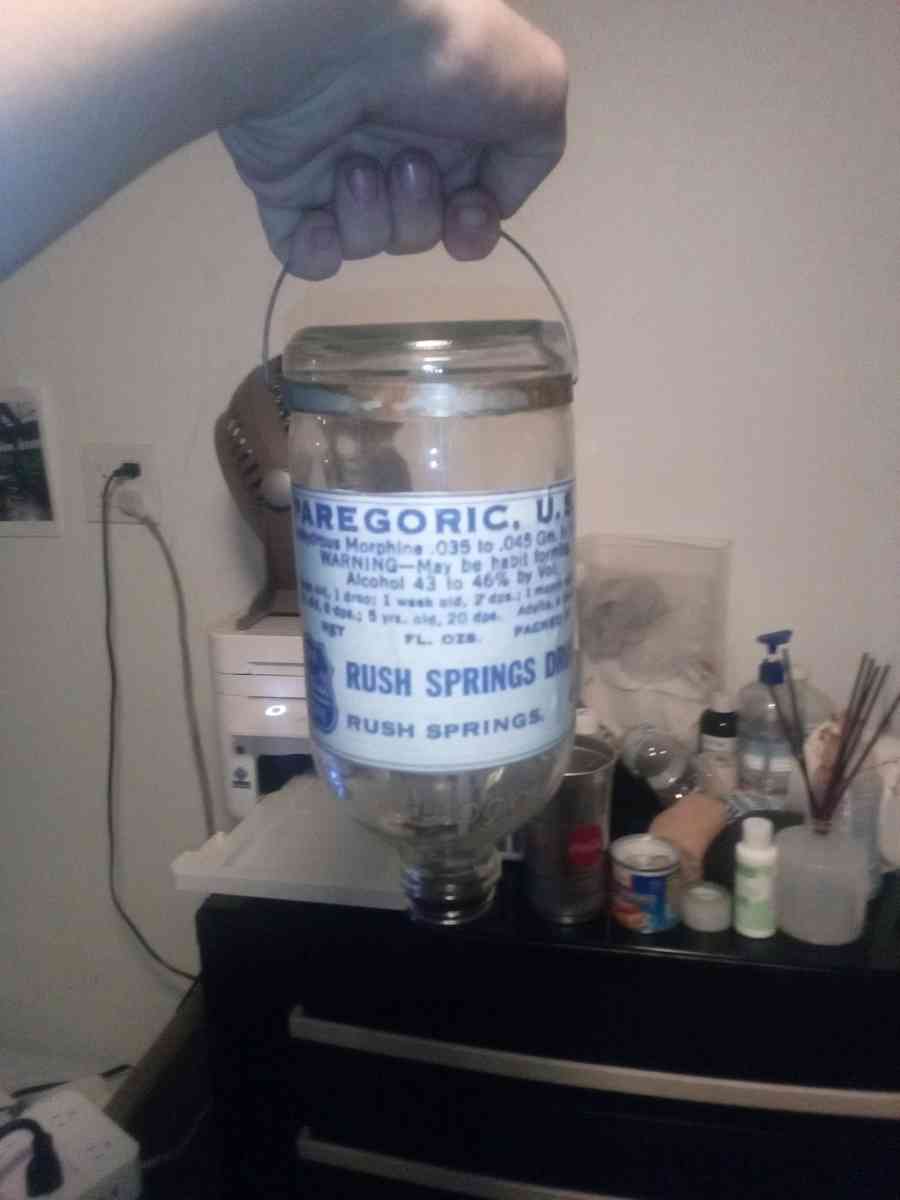 Morphine IV Bottle Vintage Replica