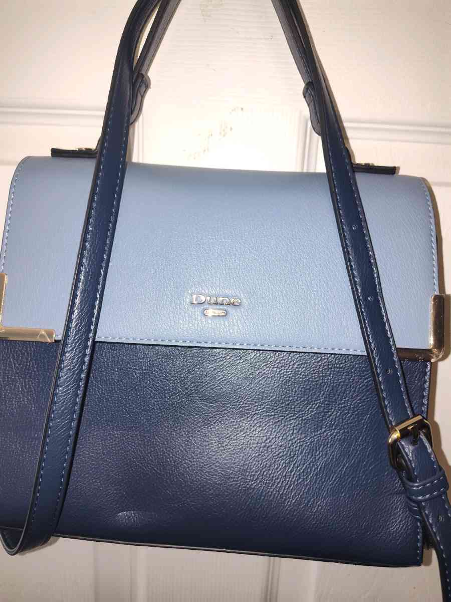 Dune London tote Blue and Ivory