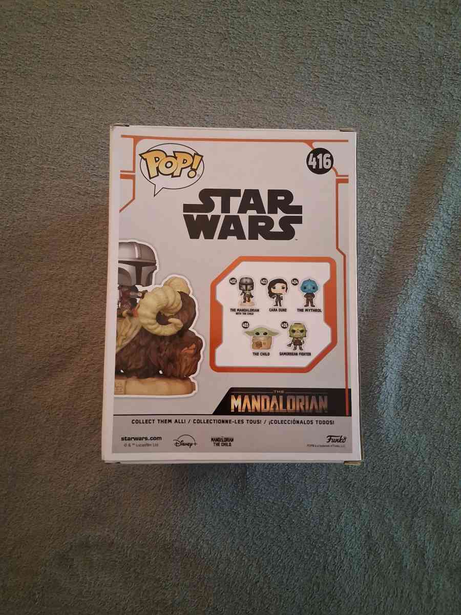 Funko Pop Deluxe Star Wars The Mandalorian 416 Figure