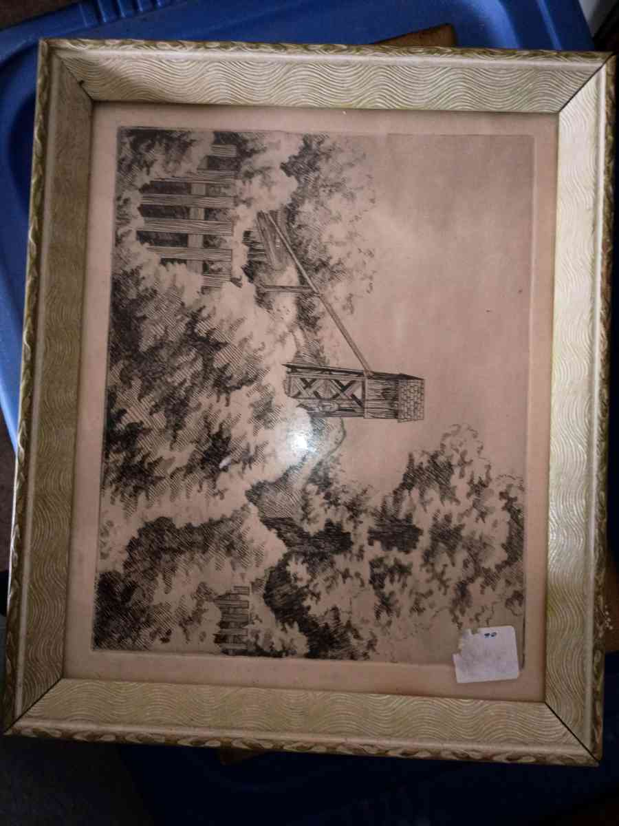 Antique Camera Bag and A War OutFit And Old Picture