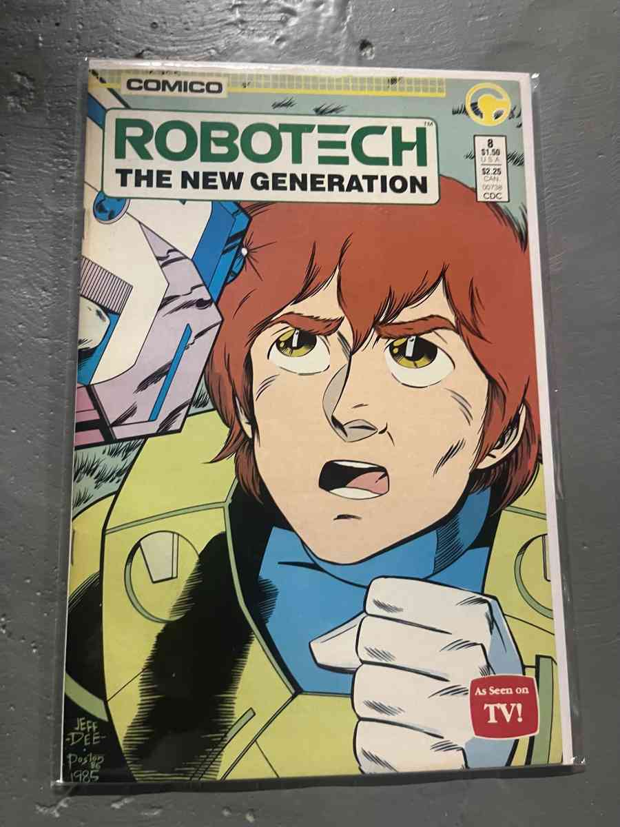 Robotech the New Generation 8 Newsstand Variant Comico Comic