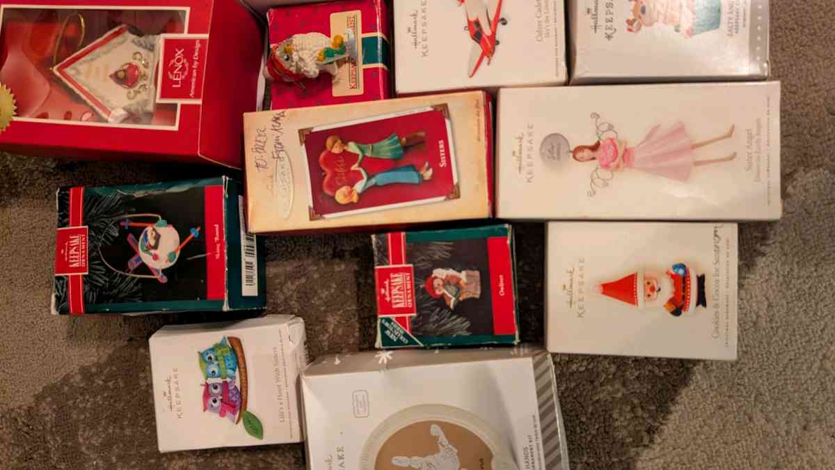 Hallmark collectible Ornaments