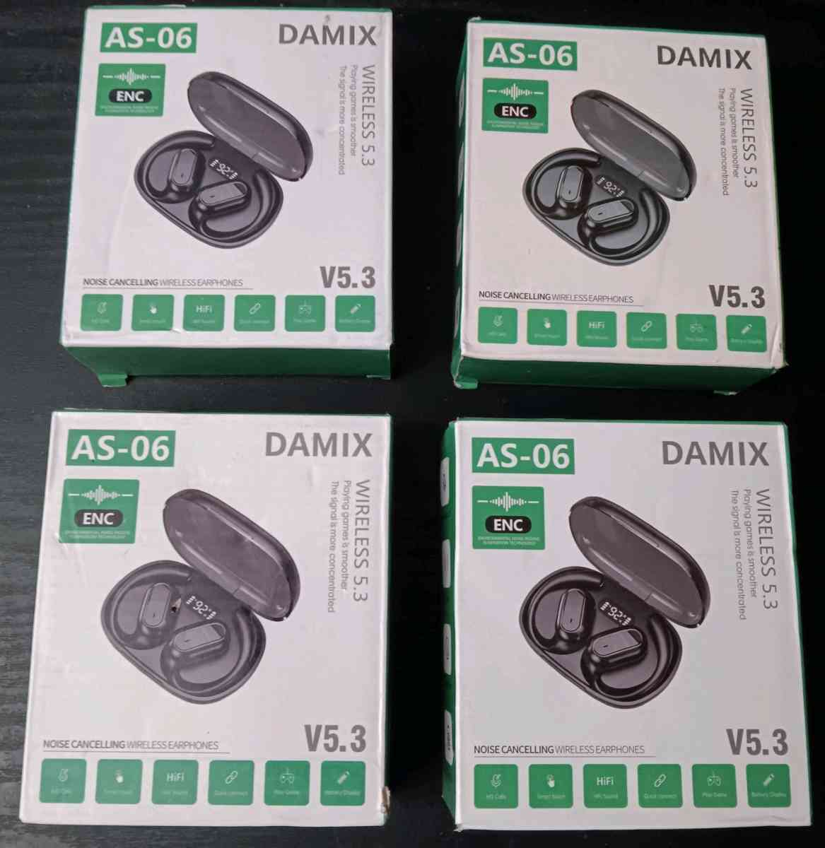 DAMIX AS06 WIRELESS EARHOOK HEADSETS