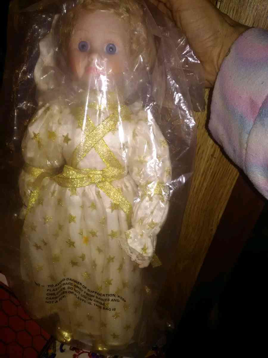 collectable glass Angel doll