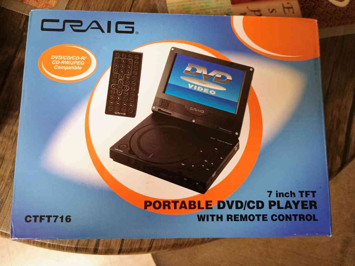 Craig portable DVD CD player