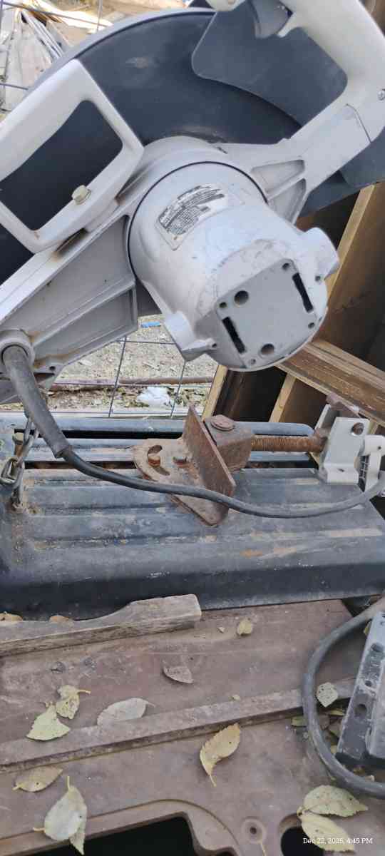 arbor chop saw 14 inch