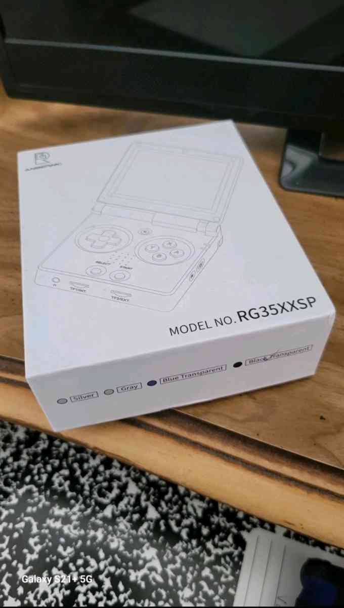 NEW Gameboy Advanced SP anbernic Clear Black