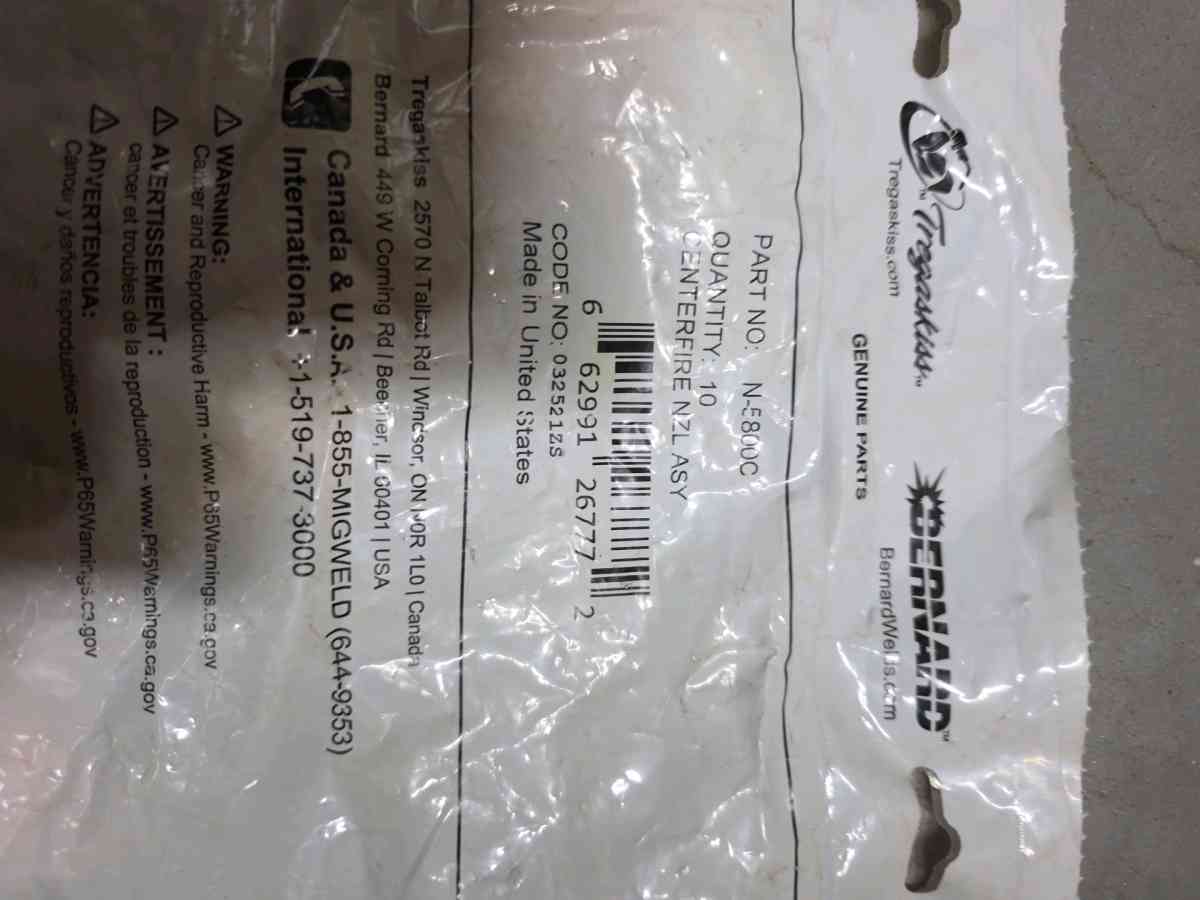 Welding Acessories 38 Welding Tips 3 Flow Meter Regulators