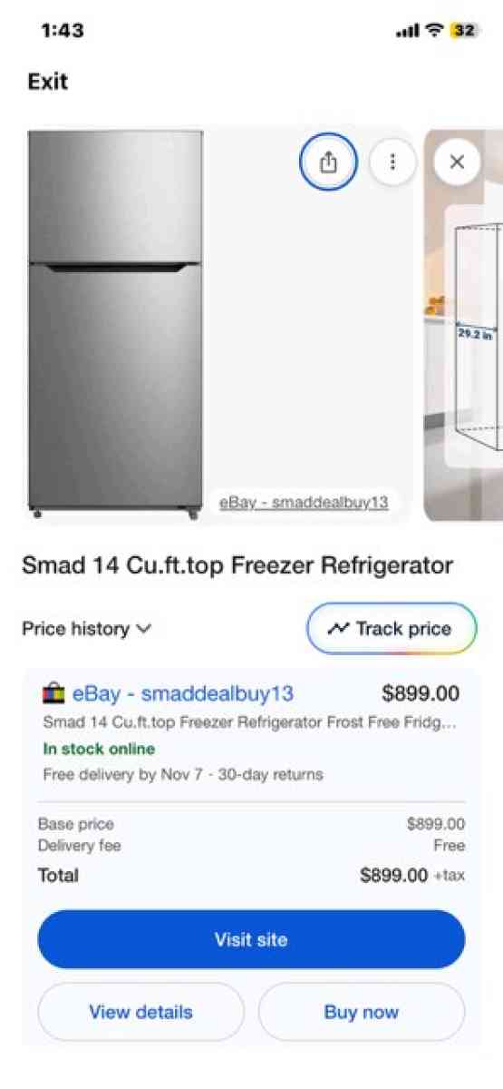 top freez refrigerator