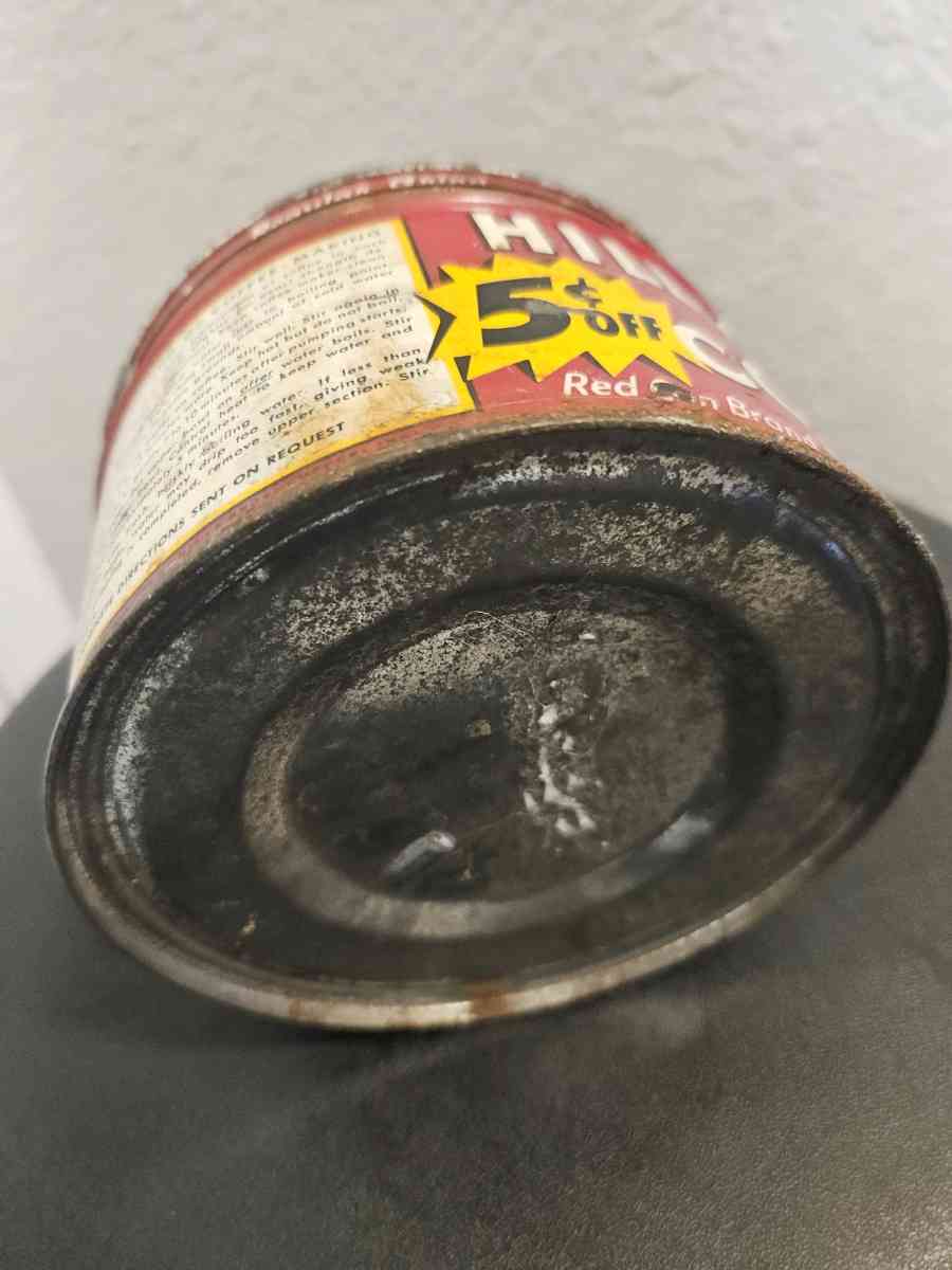 Vintage Hills Bros Tin Coffee Can
