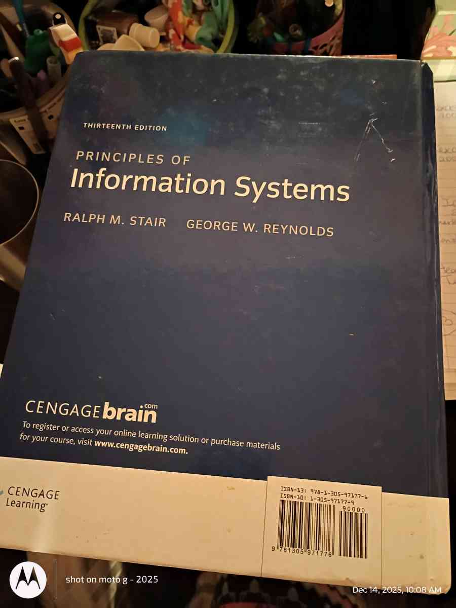 Principles of information systems Book