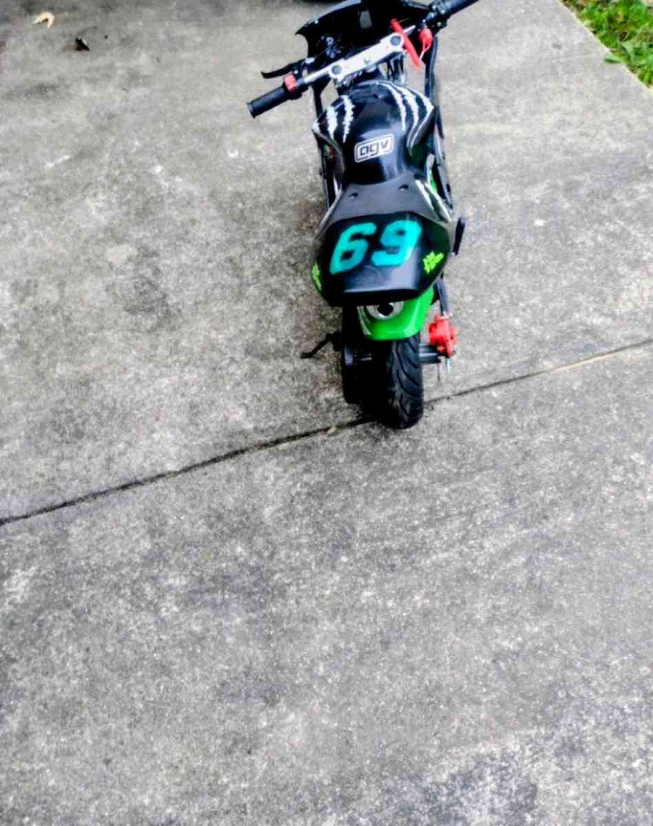 Pocket bike mini motorcycle 49cc gas pocket bike 30 mph