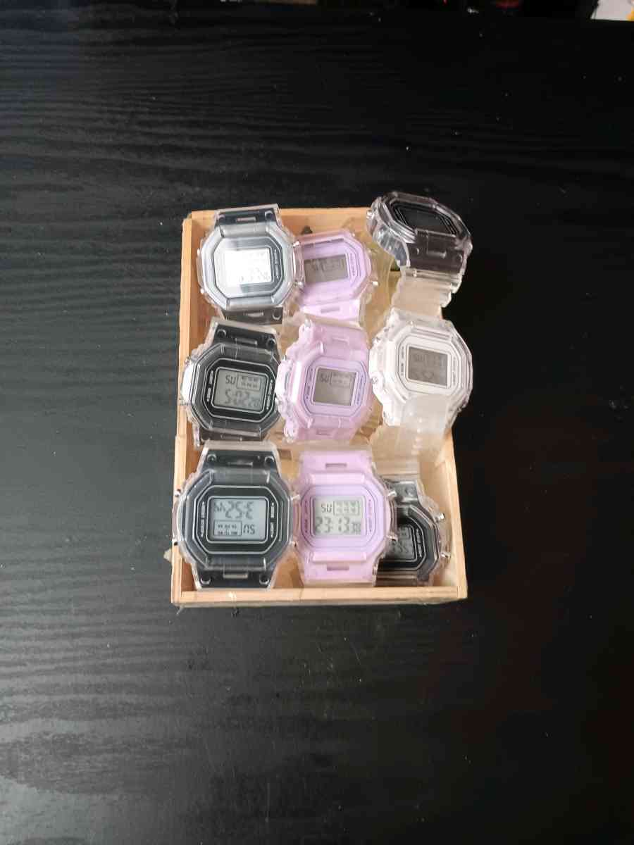 DIGITAL CLEAR WATCHES