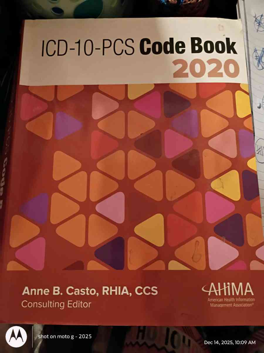 ICD 10 PCS Code Book 2020