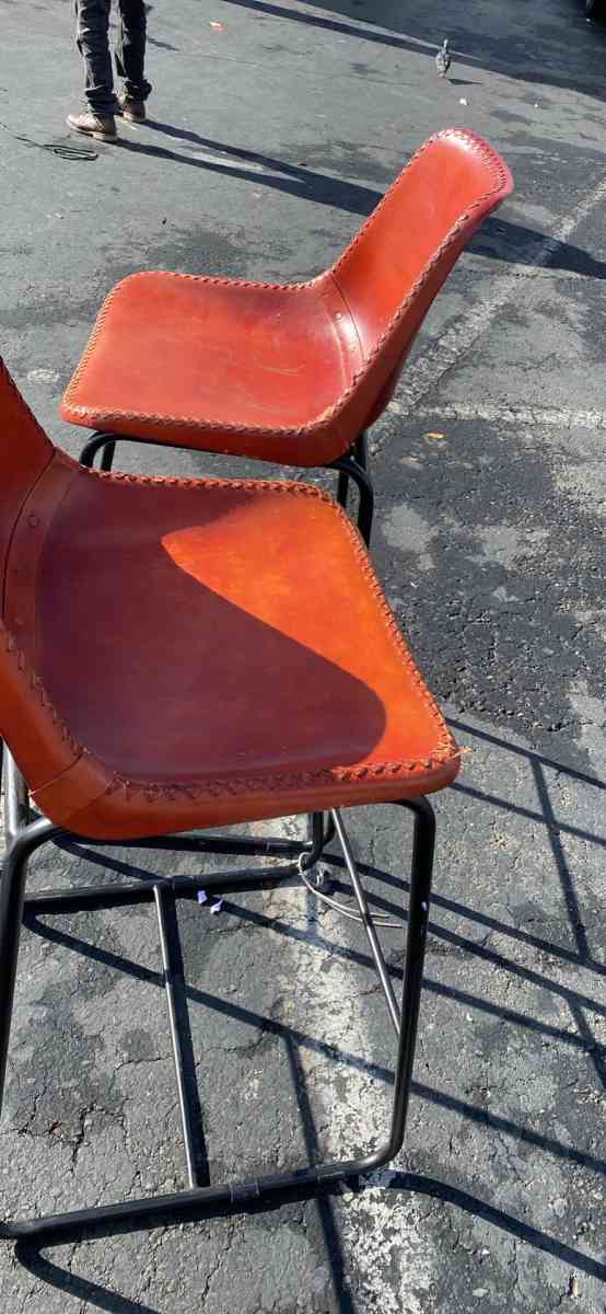 A pair Leader Bar stools