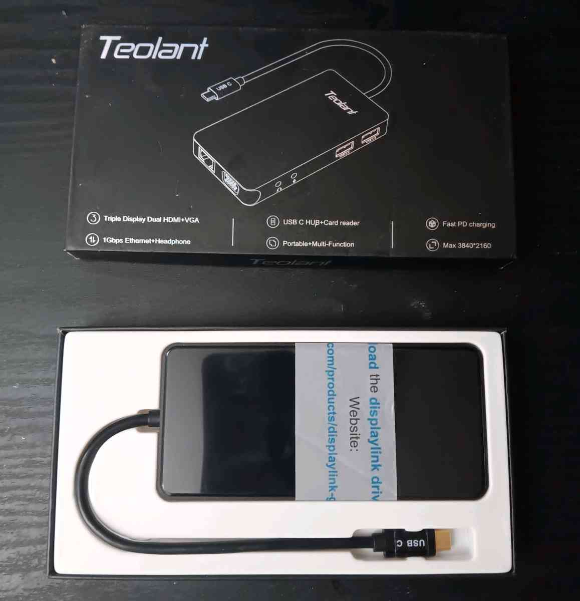 TEOLANT USB C HUB CARD READER