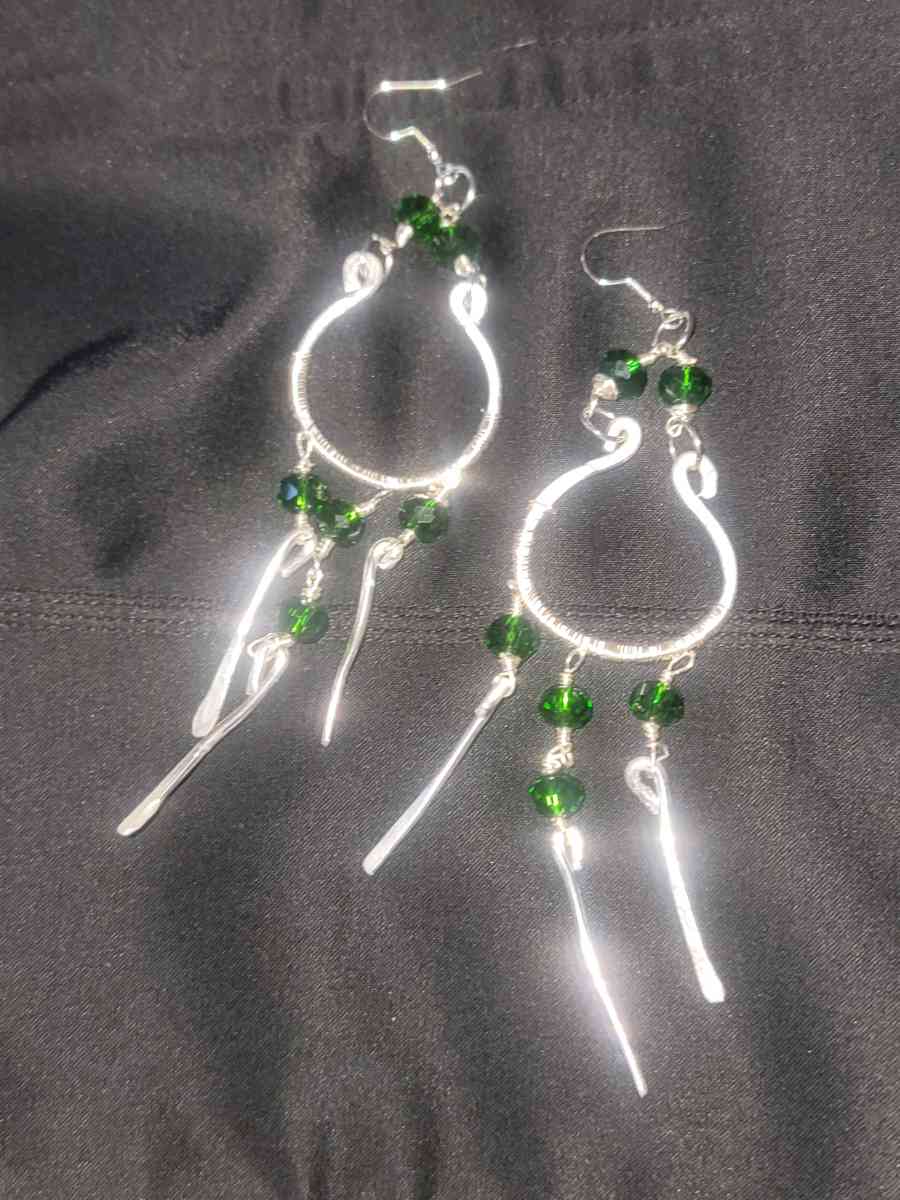 hand made chandelier earrings