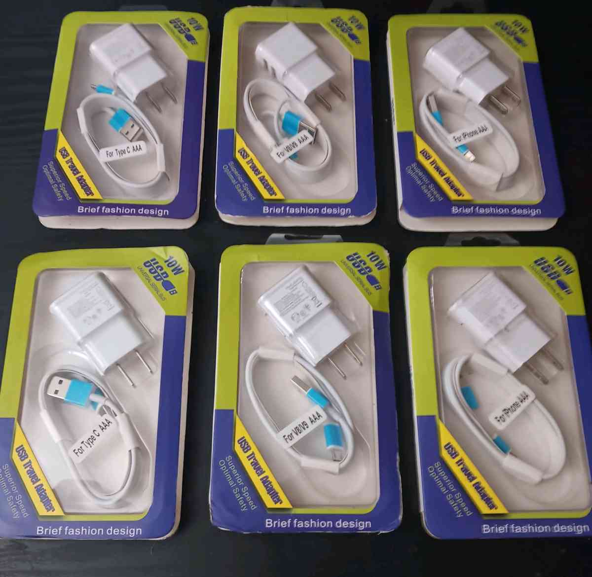 10W FAST SPEED USB CHARGERS WITH BOX