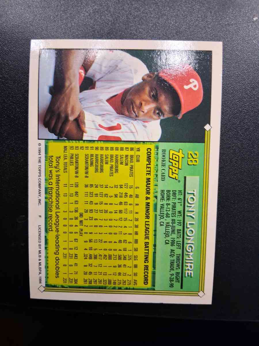 Tony Longmire card 28