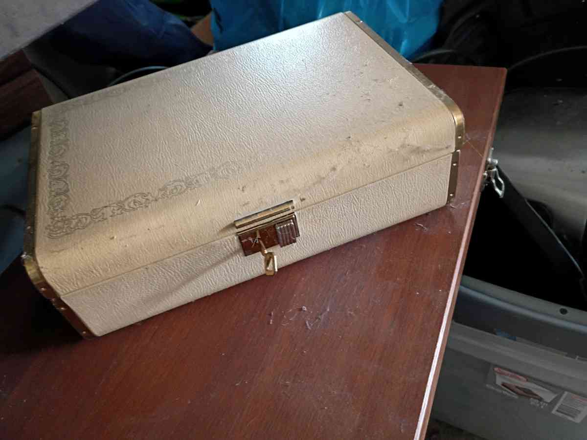 3 Old Antique Jewelry Boxes