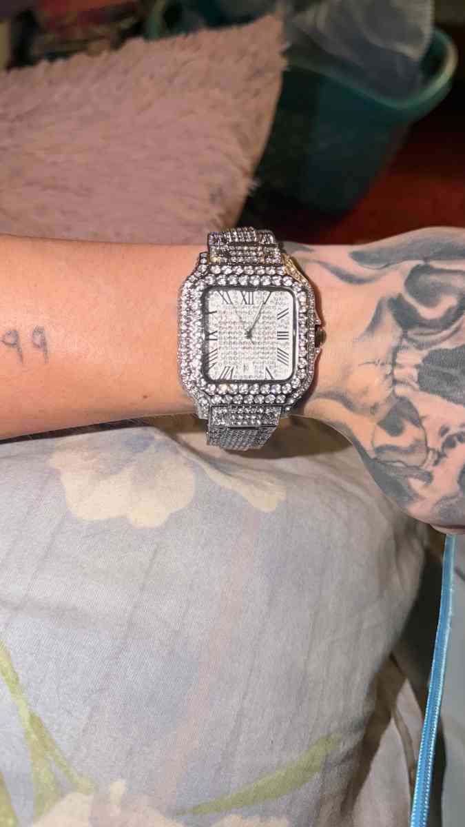 Cartier Iced Out Watch