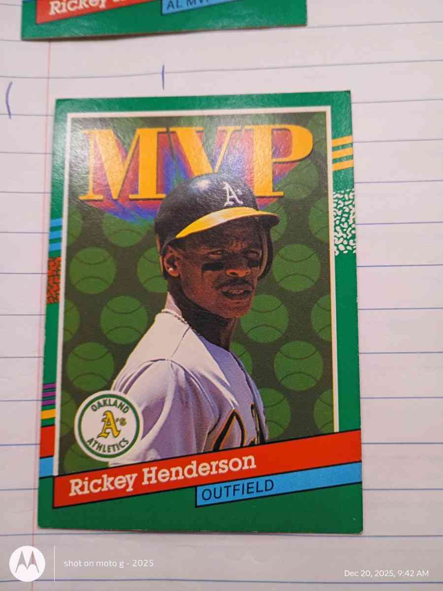 Ricky Henderson card 761