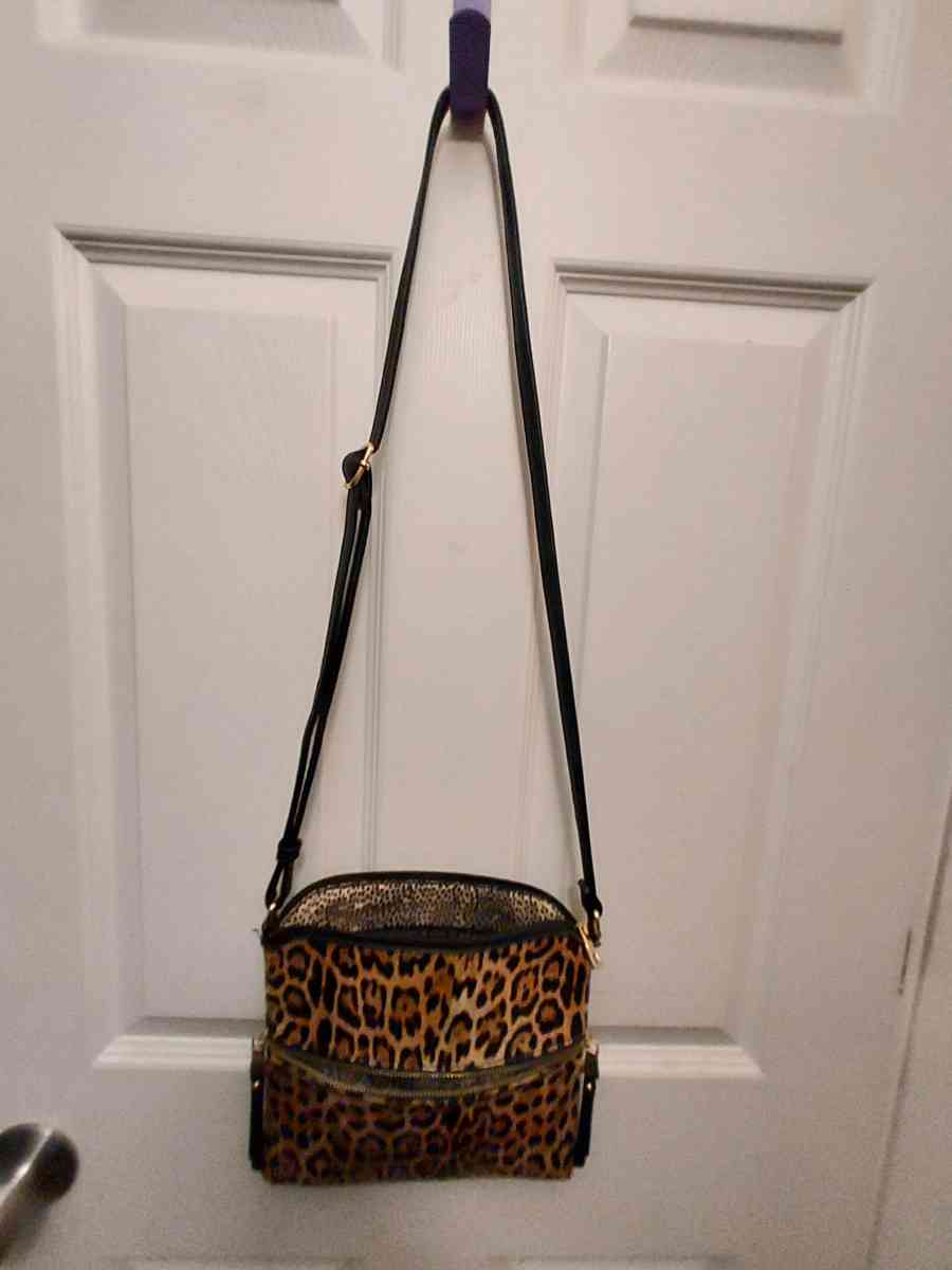 Leopard Print Crossbody Bag