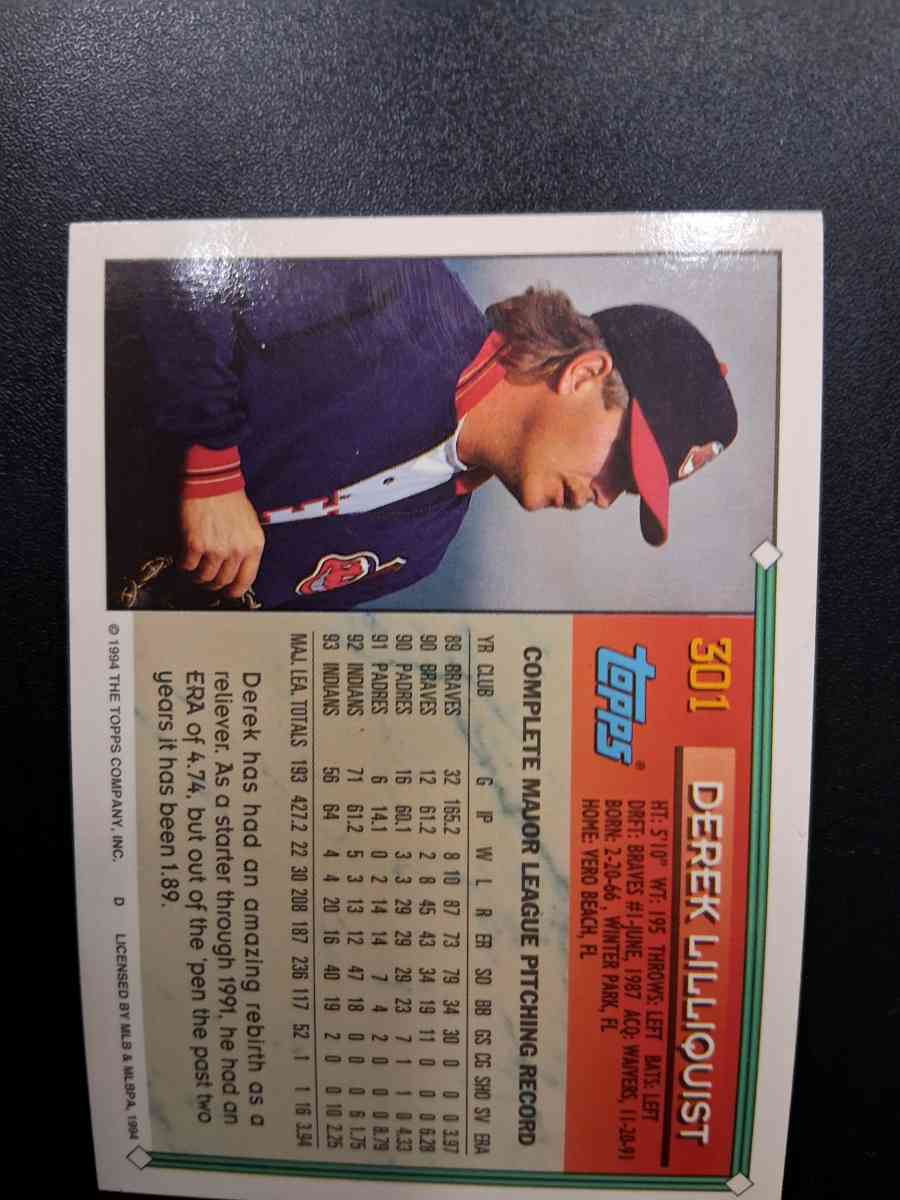 Derek Lillquist card 301
